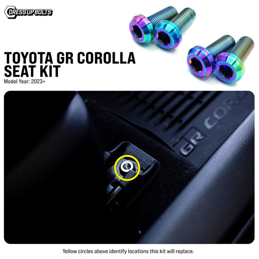 Titanium Hardware Seat Kit - Toyota GR Corolla (2023+)