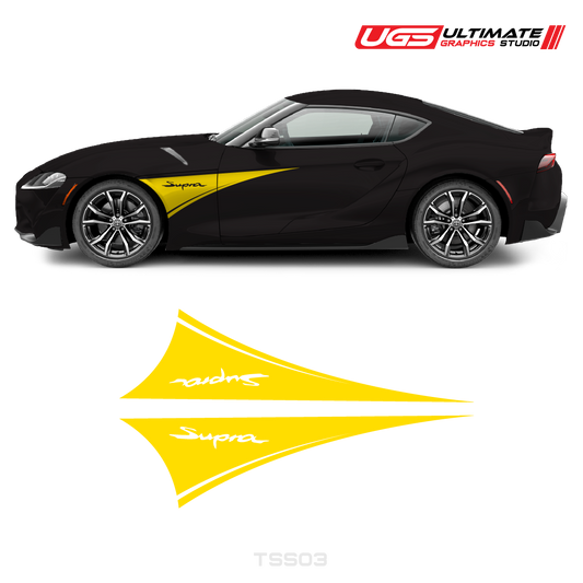 Toyota Supra Side Decal