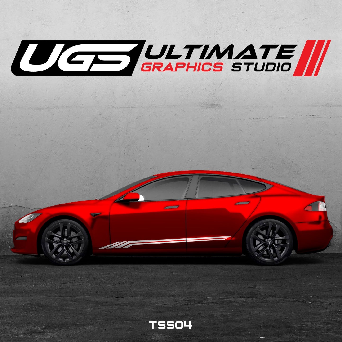 Tesla Side Graphics