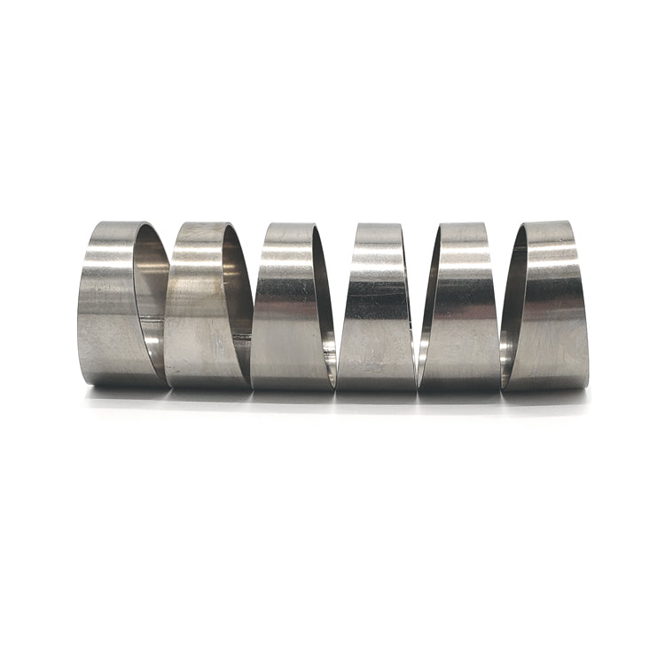5.000" OD x 0.059" (1.5mm) Long Radius (1.5D) Pie Cut CP1 Titanium (90° Bend - 6 Pieces Total)