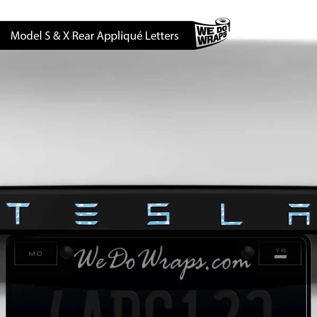 Toy Clouds Tesla Emblem Decals (Front + Back) | Model S