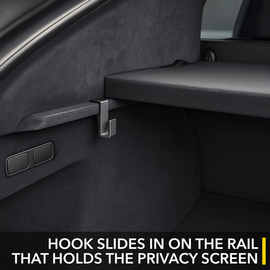 Trunk Hooks | Grocery Bag Hanger / Holder for Tesla Model S 2021-2026