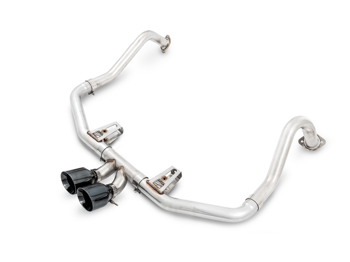 AWE Tuning Track Edition Exhaust for Porsche 718 Boxster / Cayman - Diamond Black Tips 3010-33048