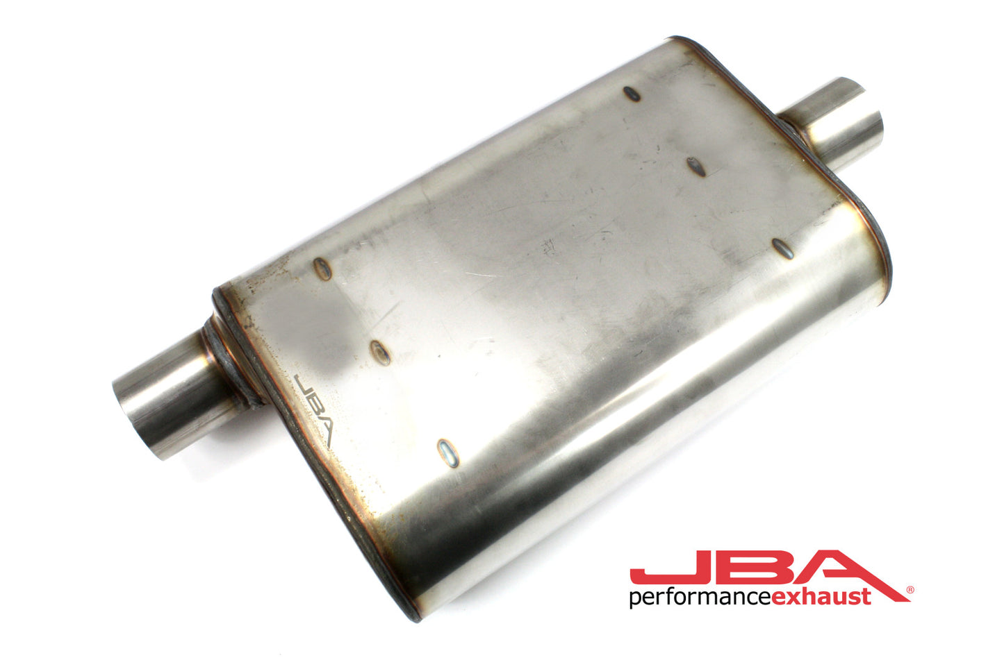 JBA Chambered 2.5" Muffler 304 SS Offset/Center 40-251301