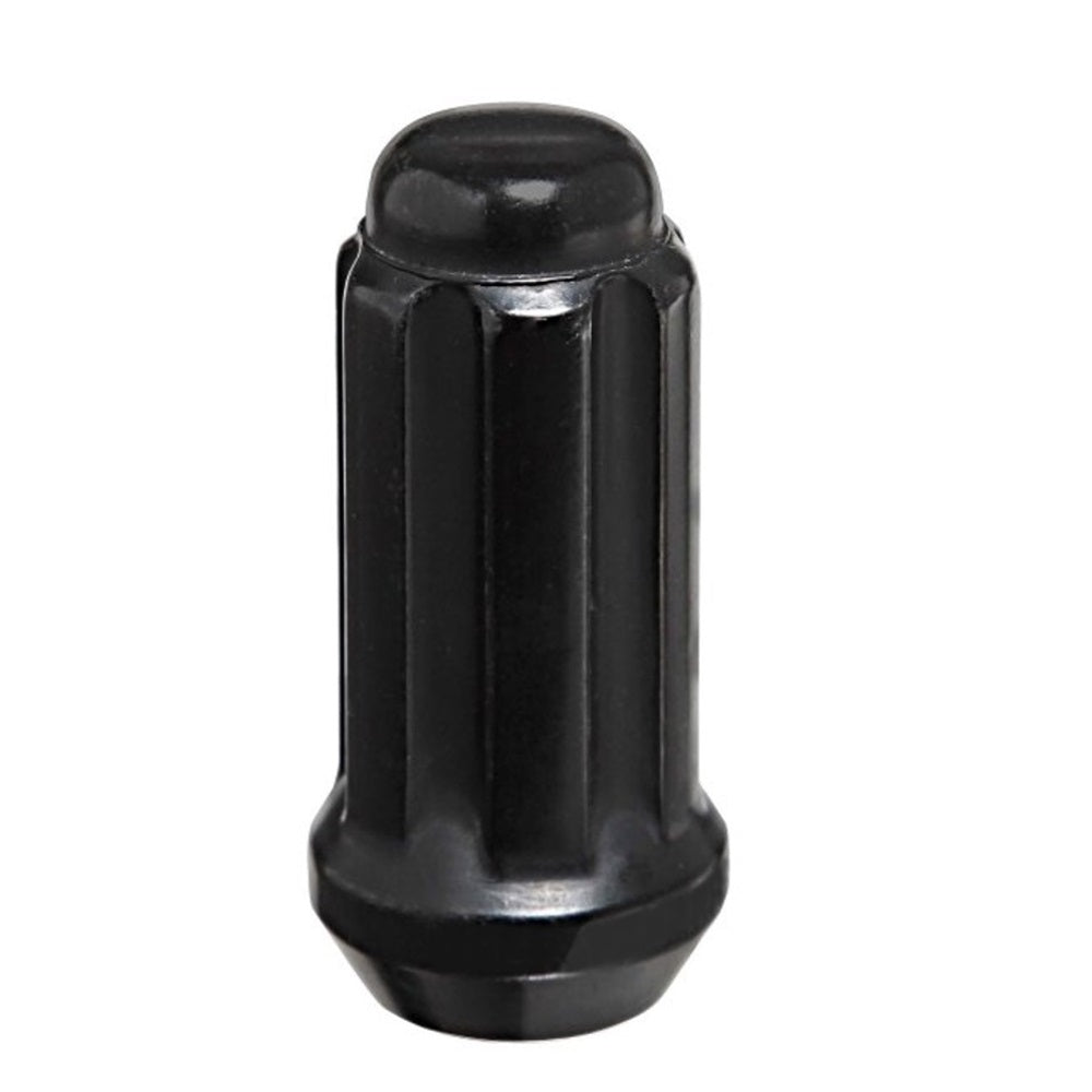 1/2" Bulge Acorn Truck Spline Lug Nut 1.9" Black - West Coast Wheel Accessories W1012STB