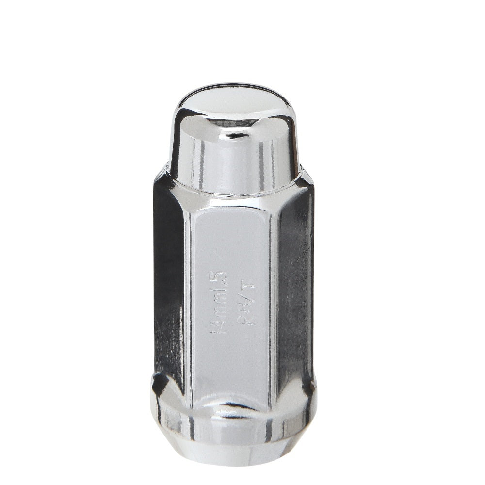 12x1.5 Bulge Acorn Lug Nut 3/4" Hex 1.9" Chrome - West Coast Wheel Accessories W1015L