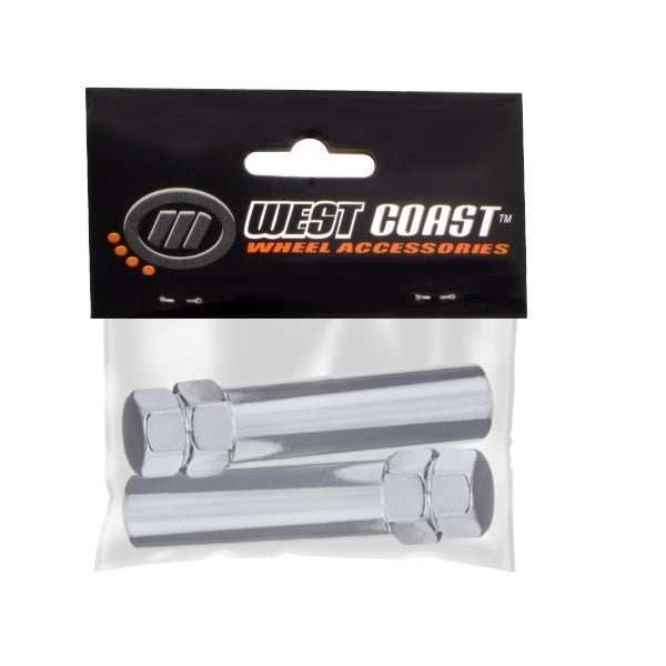 2 Pack 6 PT Car Key in Bag With Header - West Coast Wheel Accessories W2-SKEY-C