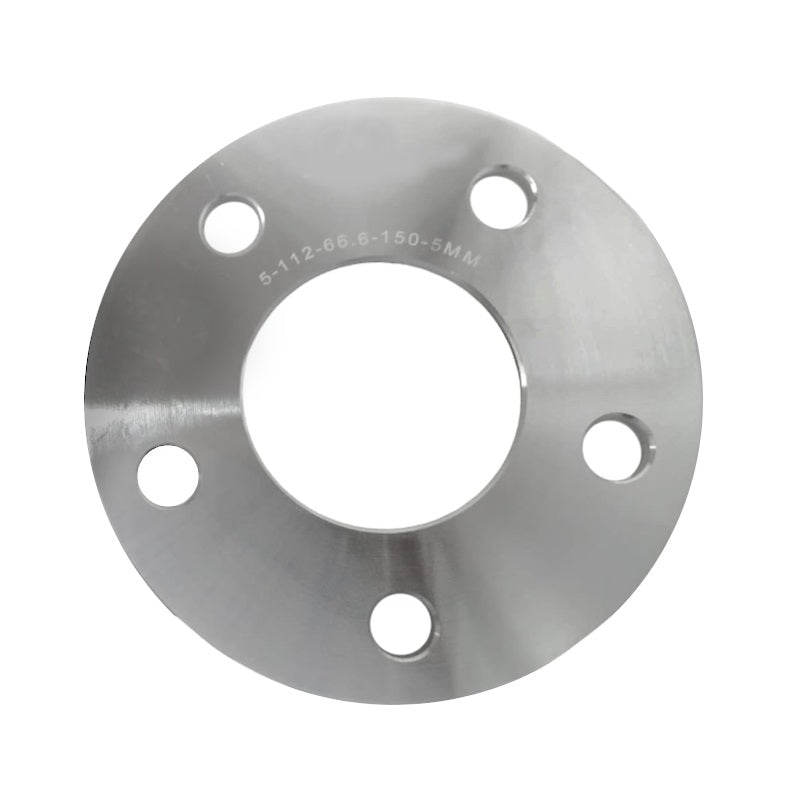 5x112 Hubcentric Spacer | 66.55mm Hub | 5mm Thick | No Collar - West Coast Wheel Accessories W5112-5-66