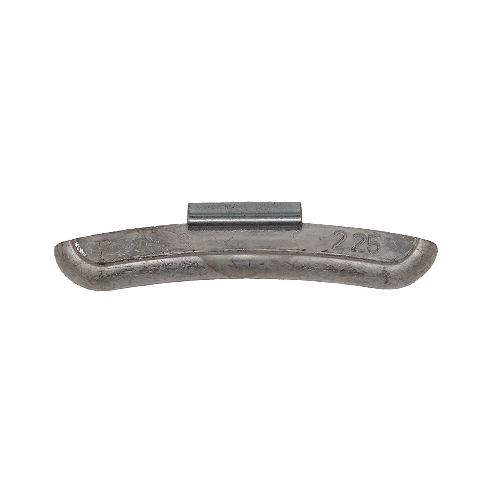 2.25 oz Lead Clip-on Weights Uncoated 25/box 250/case - P Clip - West Coast Wheel Accessories WCPBP-225