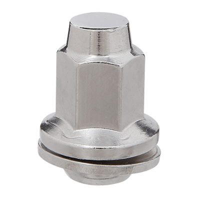 12x1.5 OE Style Lug Nuts 3/4" Hex 1.55" 4 Pack Chrome Fits Ford Lincoln - West Coast Wheel Accessories WT4-229