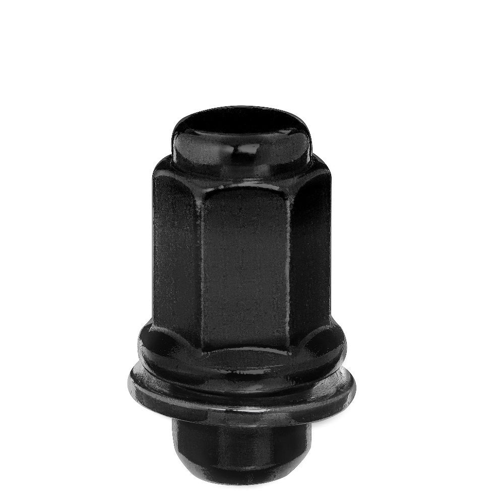 12x1.5 OE Style Mag Lug Nuts 13/16" Hex 1.87" 0.55" Shank Black Fits Toyota - West Coast Wheel Accessories WT6015TMB