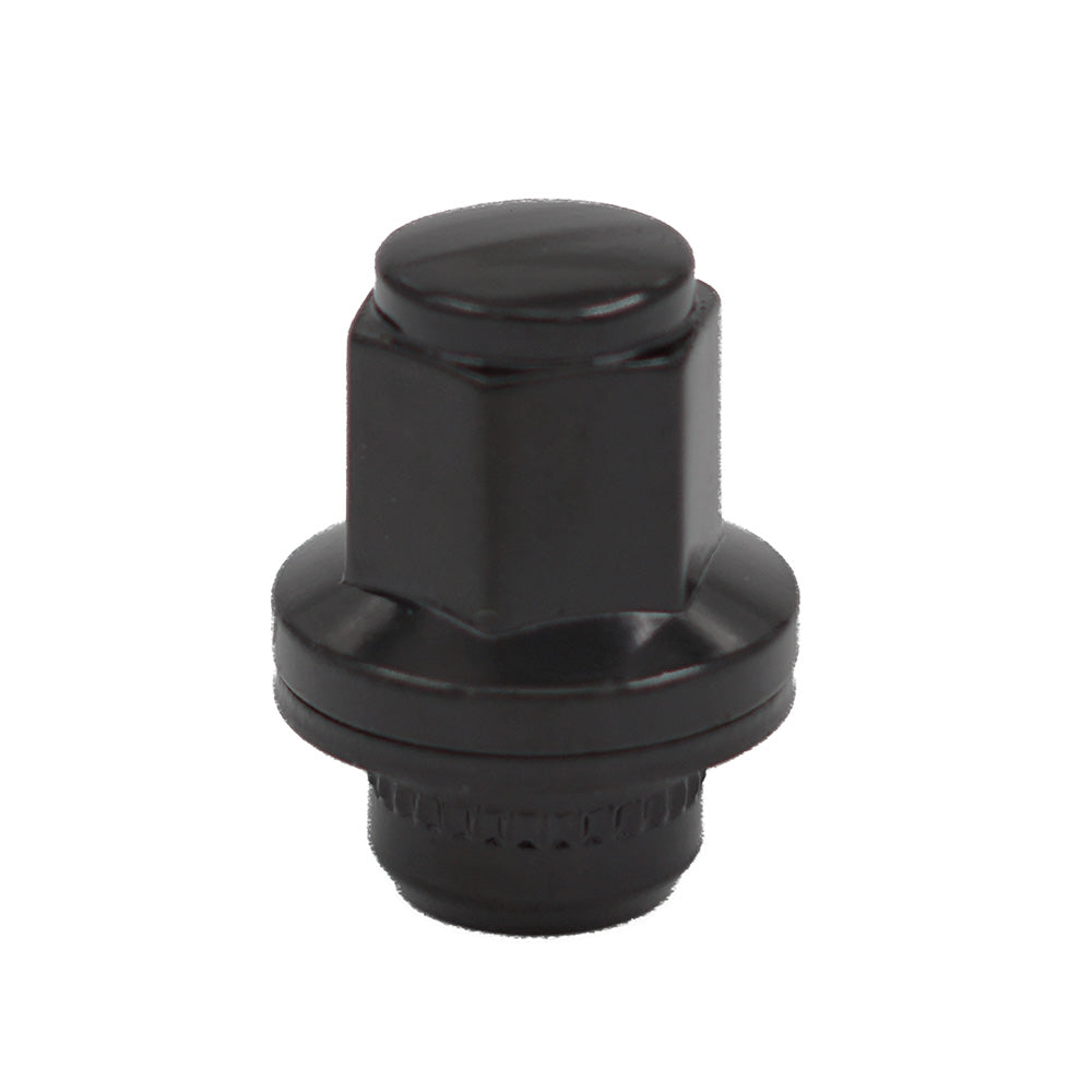 14x1.5 OE Style Lug Nut 21mm Hex 1.64" Black Fits Titan Infiniti - West Coast Wheel Accessories WT60224B