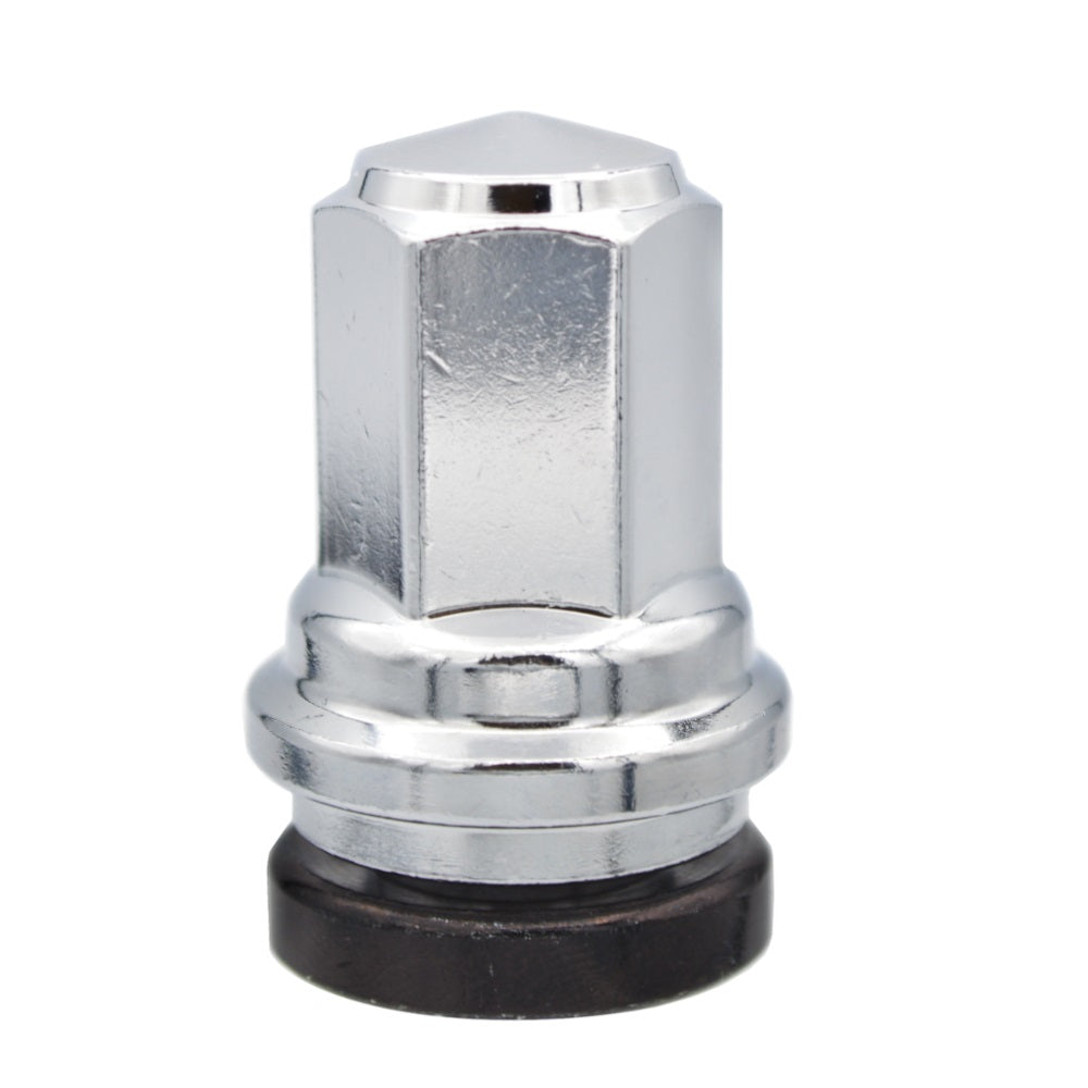 14X1.5 OE Style Lug Nuts 21MM Hex 1.97" Chrome Fits Ford - West Coast Wheel Accessories WT60268