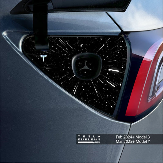 Warp Drive Tesla Charge Port Wrap | Model 3