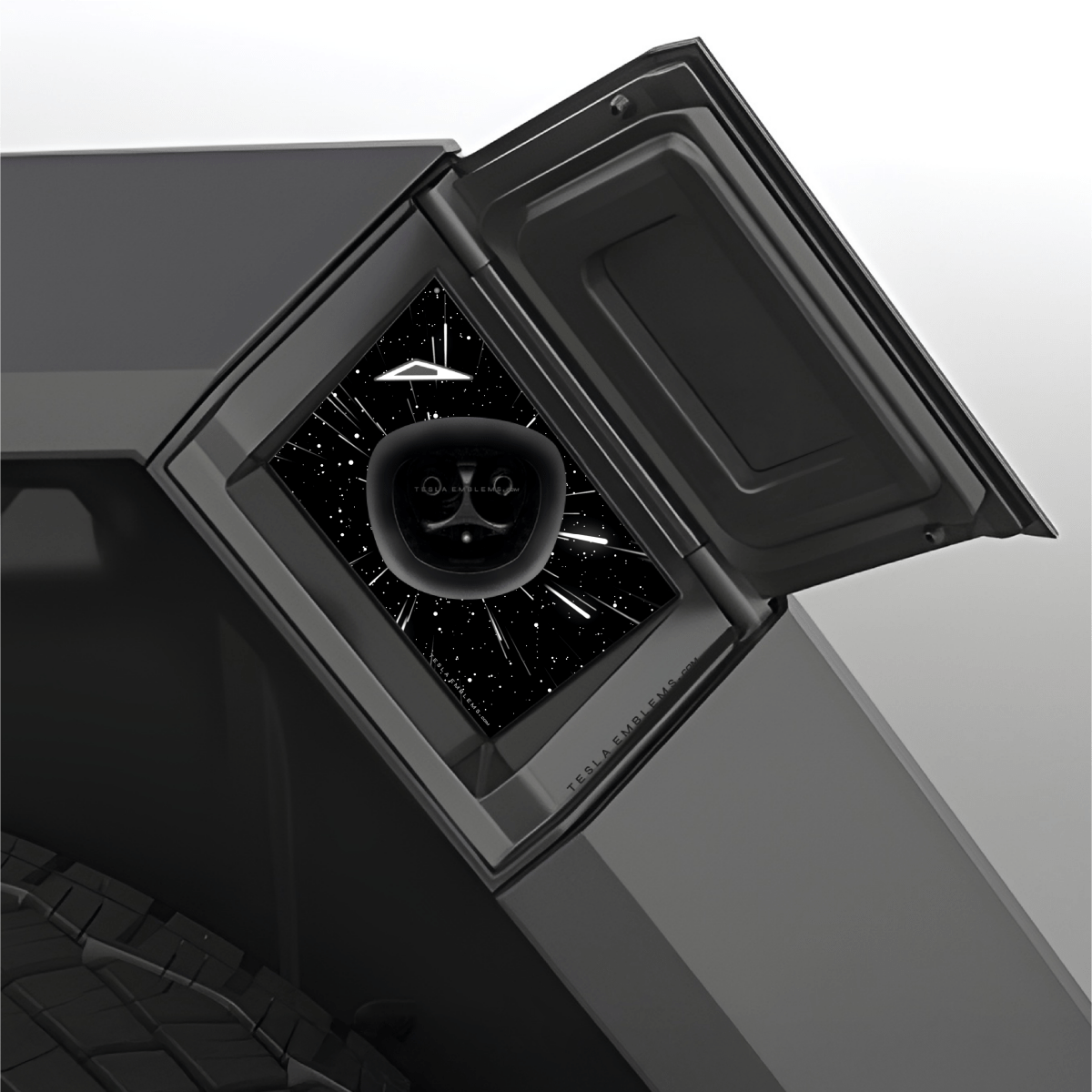 Warp Drive Tesla Charge Port Wrap | Cybertruck