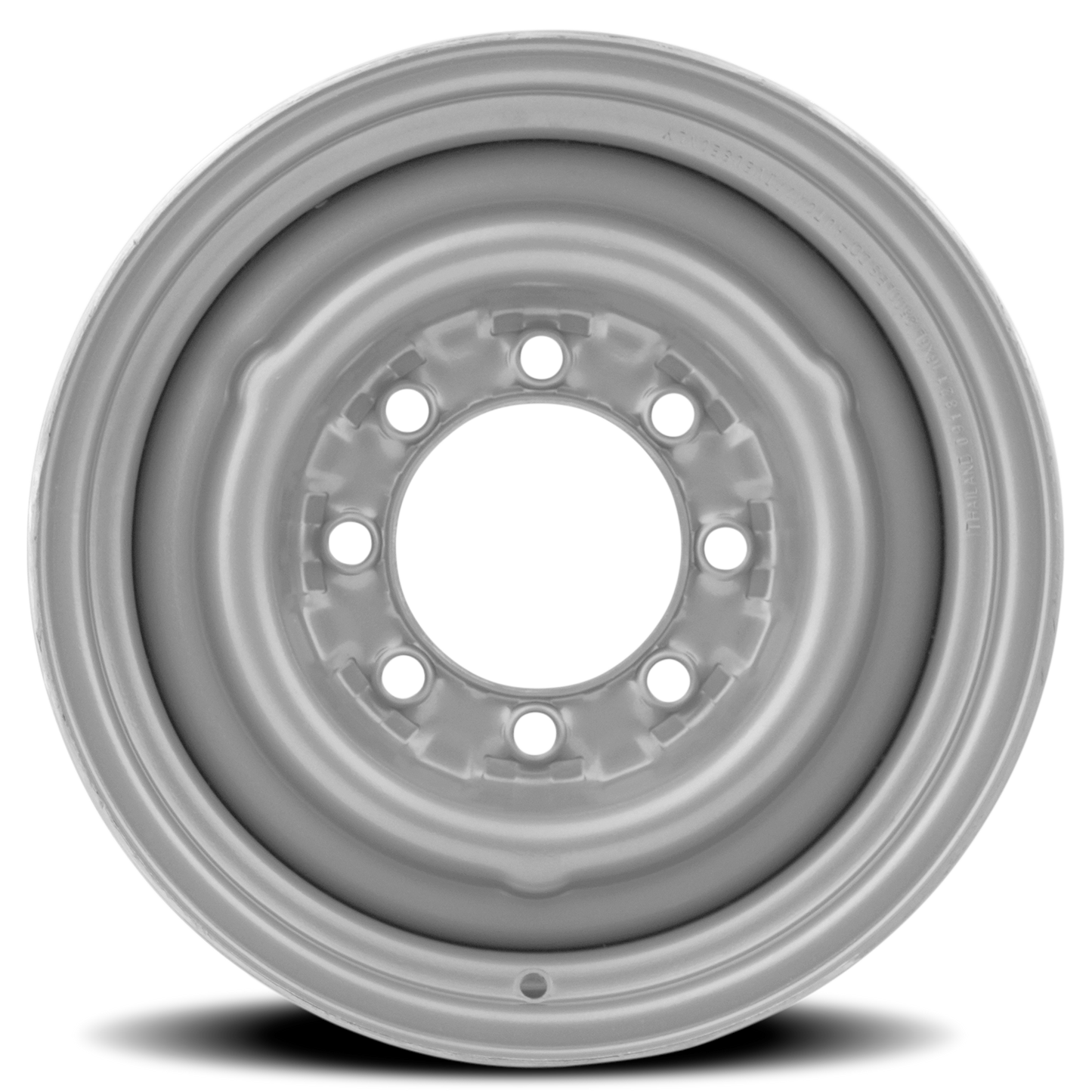 X-45304- Single Light Truck Steel Wheel, 16x6, 8x6.5, +.5" Offset