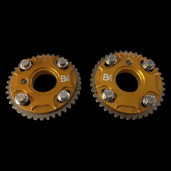 Brian Crower BC8879 - NEW Can-Am Adjustable Cam Gears - Int/Exh (pair) for X3 / Rotax 900