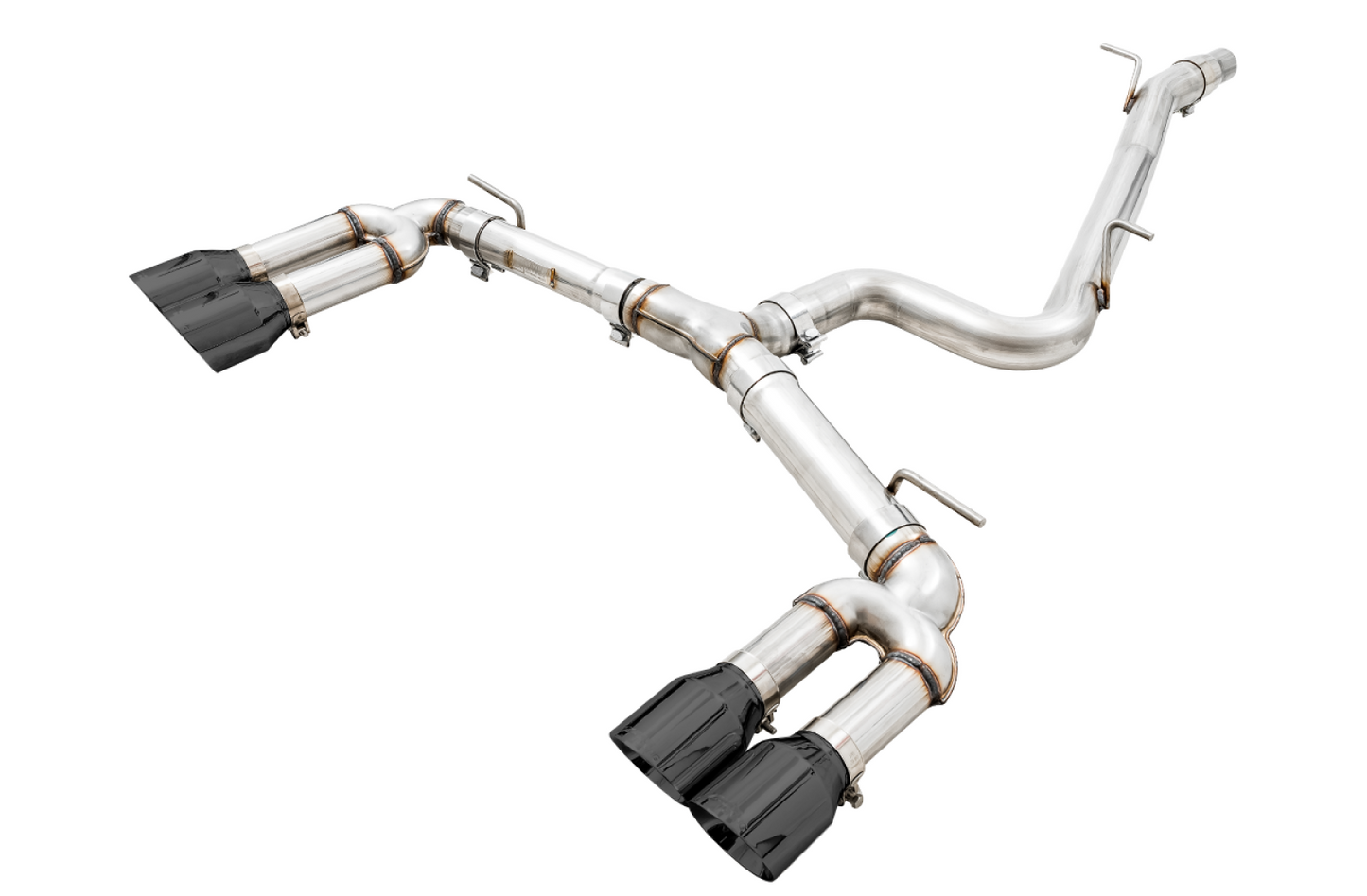 AWE Tuning Track Edition Exhaust for Audi 8V S3 - Diamond Black Tips, 102mm 3015-43150