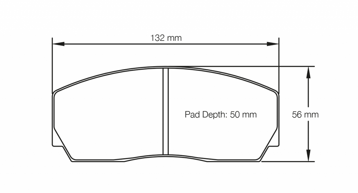PAGID Racing Pagid Racing 1361 RSL1 Compound Brake Pads 1361-RSL1