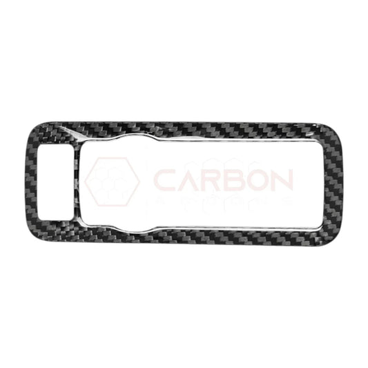 Real Carbon Fiber Headlight Control Trim Cover for 2024+ Ford Mustang