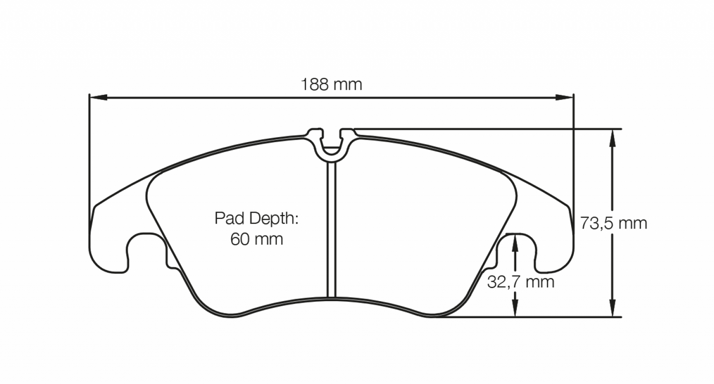 PAGID Racing Pagid Racing 8096 RSL19 Compound Brake Pads 8096-RSL19