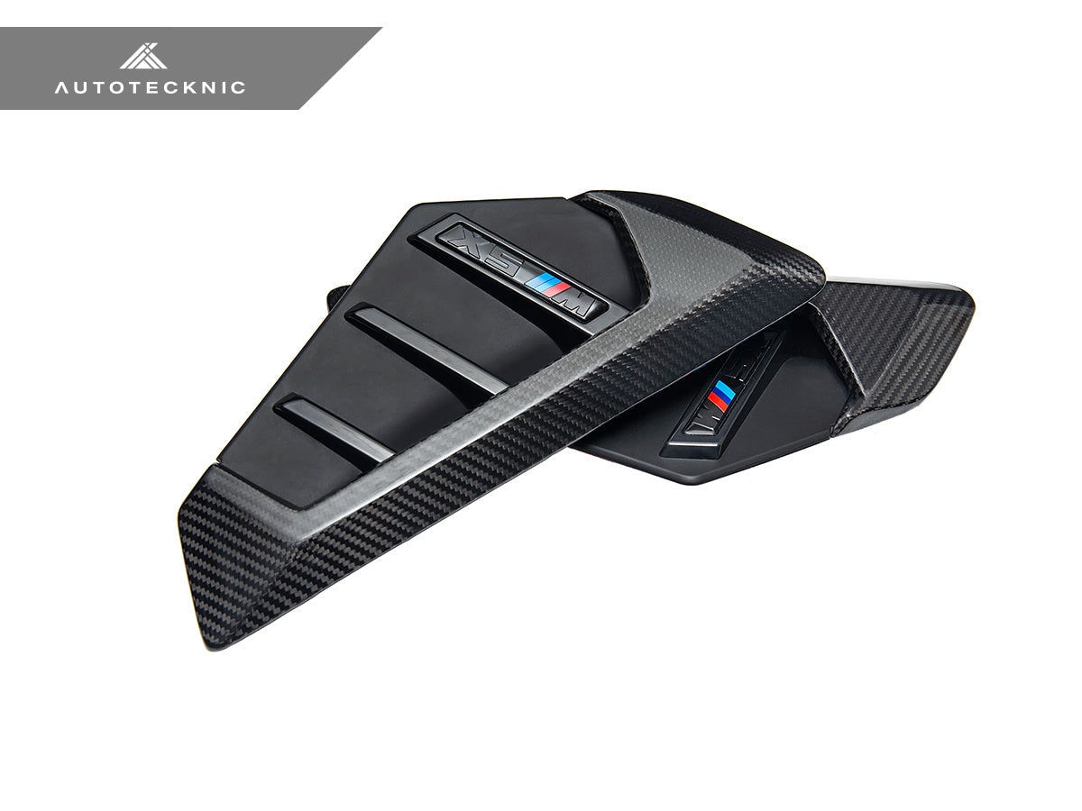 AutoTecknic Dry Carbon Side Vent Set - F95 X5M LCI