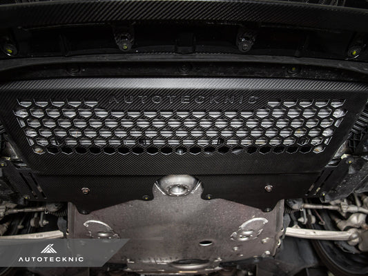 AutoTecknic Dry Carbon Oil Cooler Guard - BMW G87 M2 | G80 M3 | G82/ G83 M4