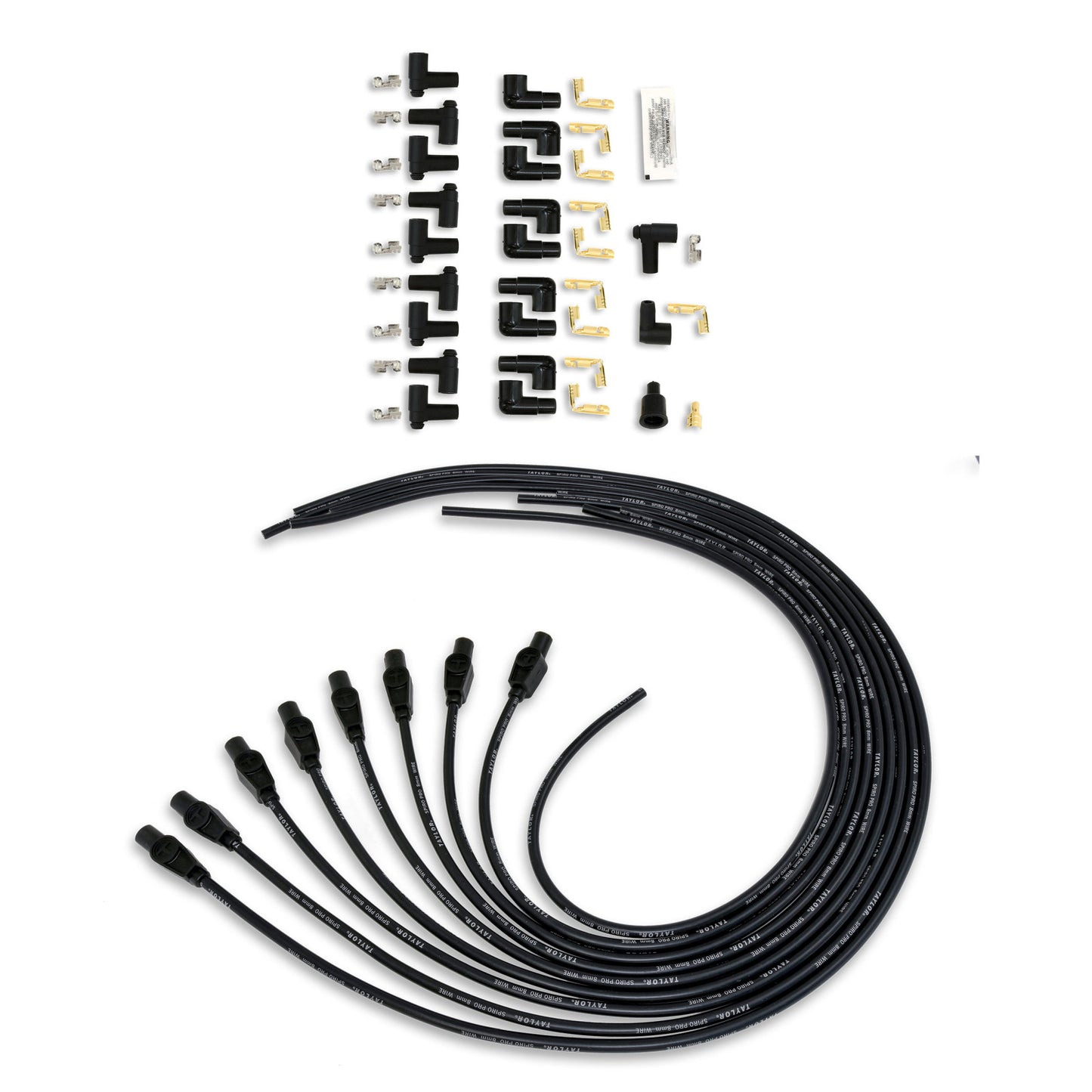 Taylor Cable 8mm Spiro-Pro univ 8 cyl 180 black 73055
