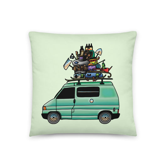 RAD Eurovan Throw Pillow