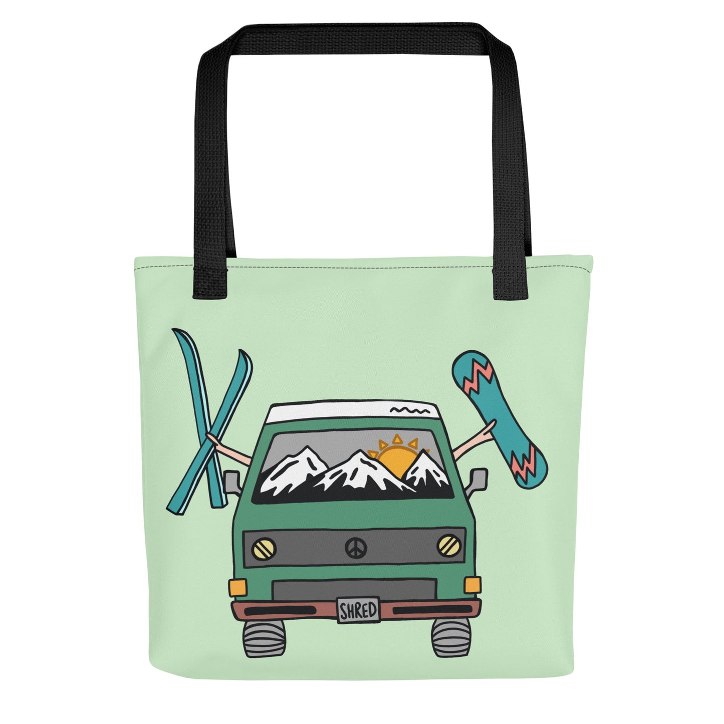 Shred Van Tote Bag