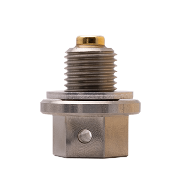 AP03 | GoldPlug | M12x1.25 | USA | Magnetic Drain Plug | Stainless | Fits all Toyota, Nissan, Lexus, Infiniti | SW03 Washer Included |