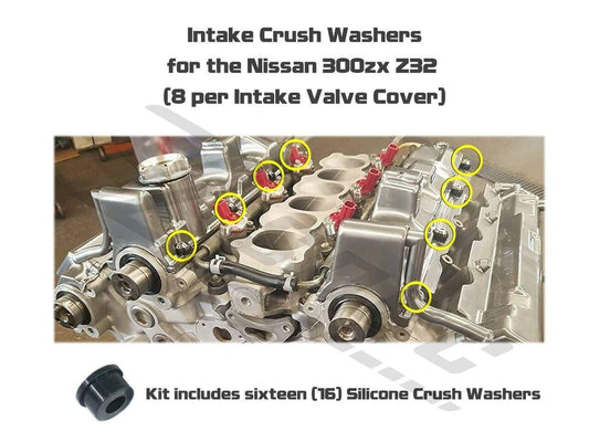 ZSPEC Intake Valve Covers Silicone Crush Washers for '90-99 Z32 300zx, 16-Pack
