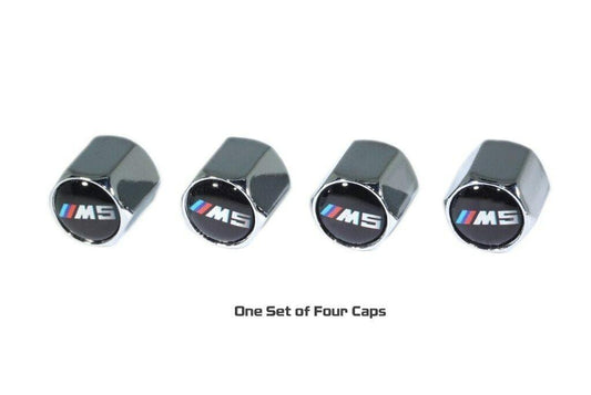 ZSPEC Chrome Valve Stem Tire Caps, Style: BMW M5