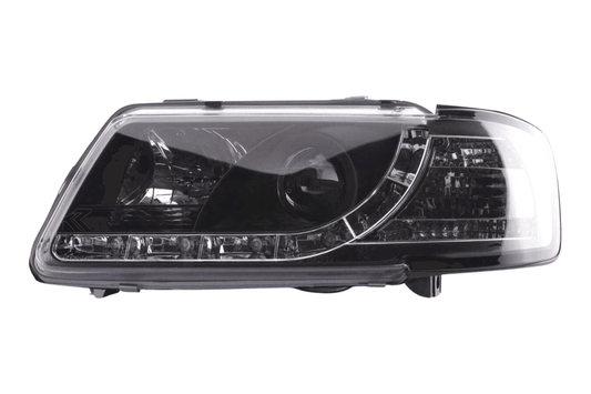 Audi A3 (8L) Black LED Headlights with Daytime Running Lights (1996-2000)