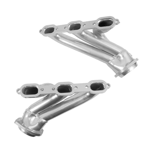 Dodge Challenger Charger 300 V6 3.5 1-3/4 Shorty Headers - Polished Silver Ceramic 06-10
