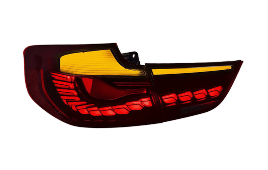 BMW 3-Series F34 Gran Turismo (GT) Red /or/ Smoke GTS OLED Style Tail Lights 2012-2016