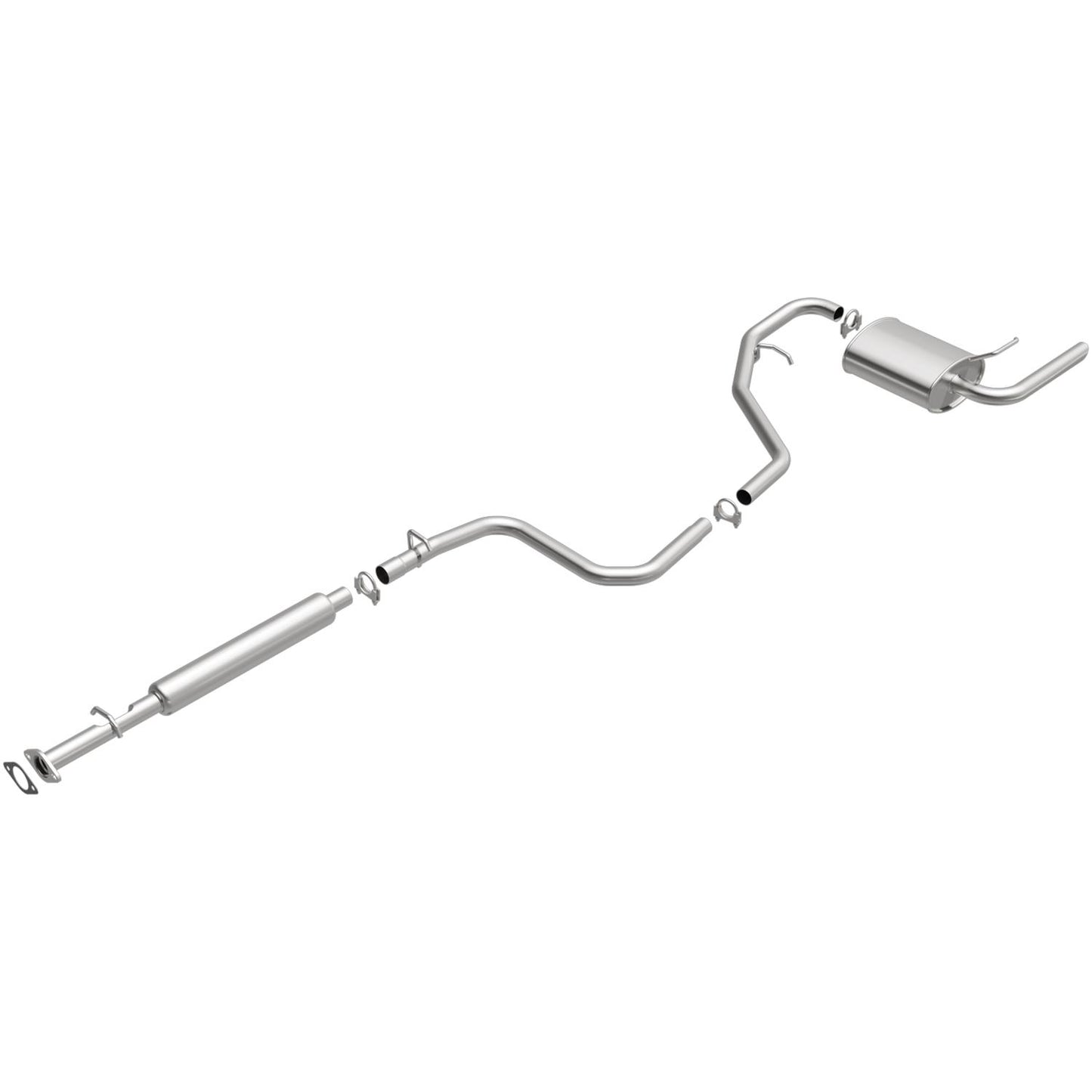 BRExhaust 2005-2006 Chevrolet Malibu V6 3.5L Direct-Fit Replacement Exhaust System 106-0629