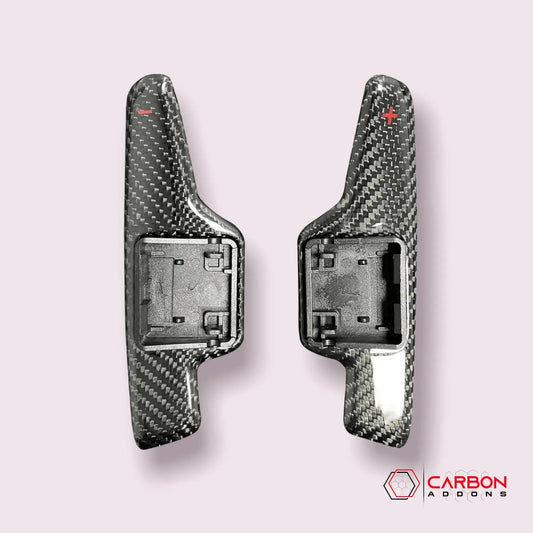C8 Corvette Real Carbon Fiber Paddle Shifters | Direct Replacement (2020–2027)