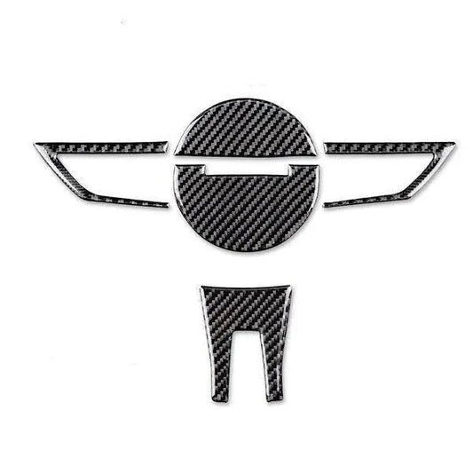 Carbon Fiber Steering Wheel Overlay for Chevrolet Camaro 2010-2011