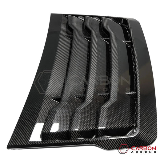 F150 2015-2020 Hood Vent Hard Carbon Fiber Cover