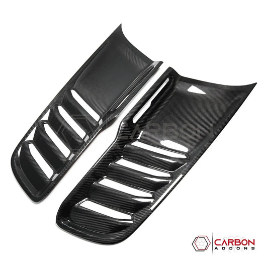 RAM TRX 2021-2024 Hood Side Vents Trim Hard Carbon Fiber Cover