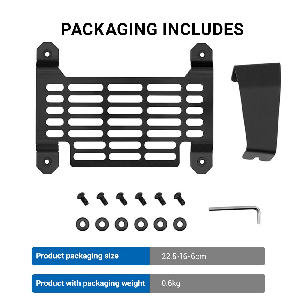 Cybertruck Front License Plate Holder | No-Drill, Anti-Theft Mounting Kit
