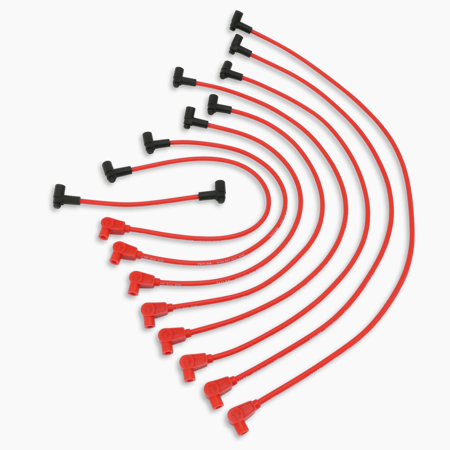 Taylor Cable 8mm race fit Spiro-Pro red 76228