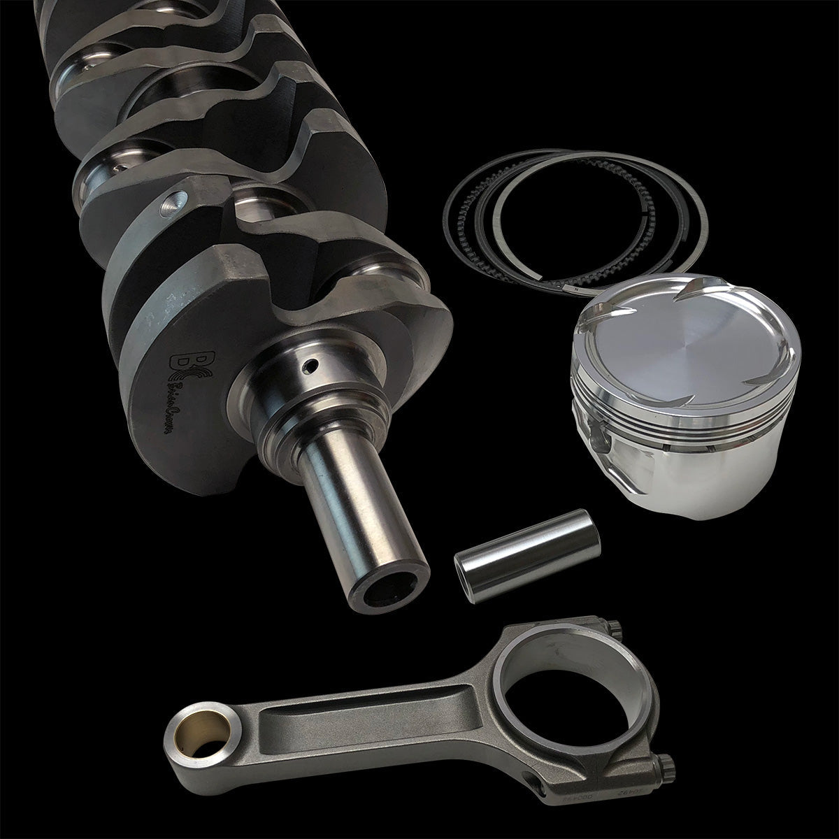 Brian Crower BC0119 - Mitsubishi 4G63/Evo (7 Bolt) Stroker Kit - 102mm Stroke/I-Beam Rods