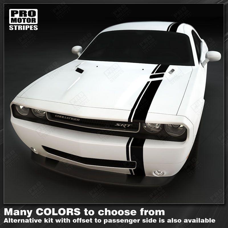 Dodge Challenger 2008-2023 Over-The-Top Offset Stripes
