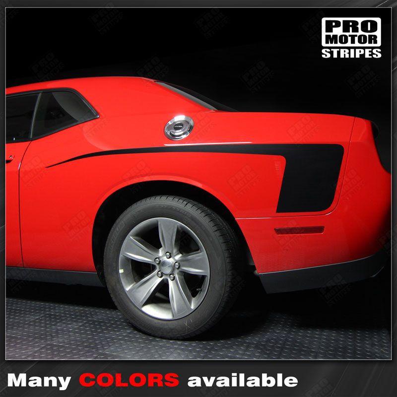 Dodge Challenger 2008-2023 Rear Quarter Side Stripes