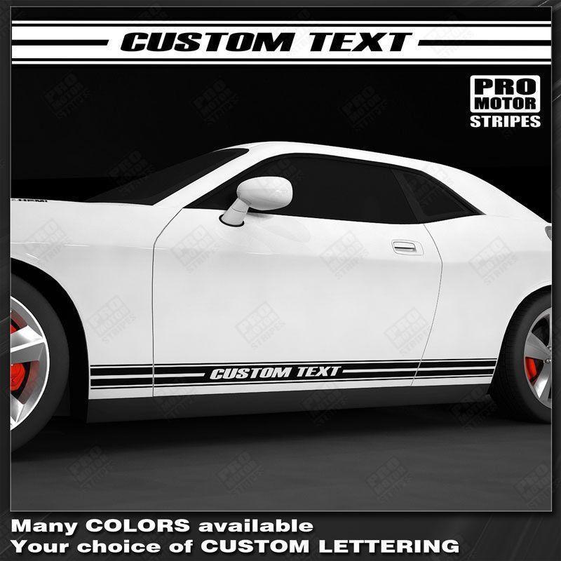 Dodge Challenger 2008-2023 Rocker Panel Side Stripes