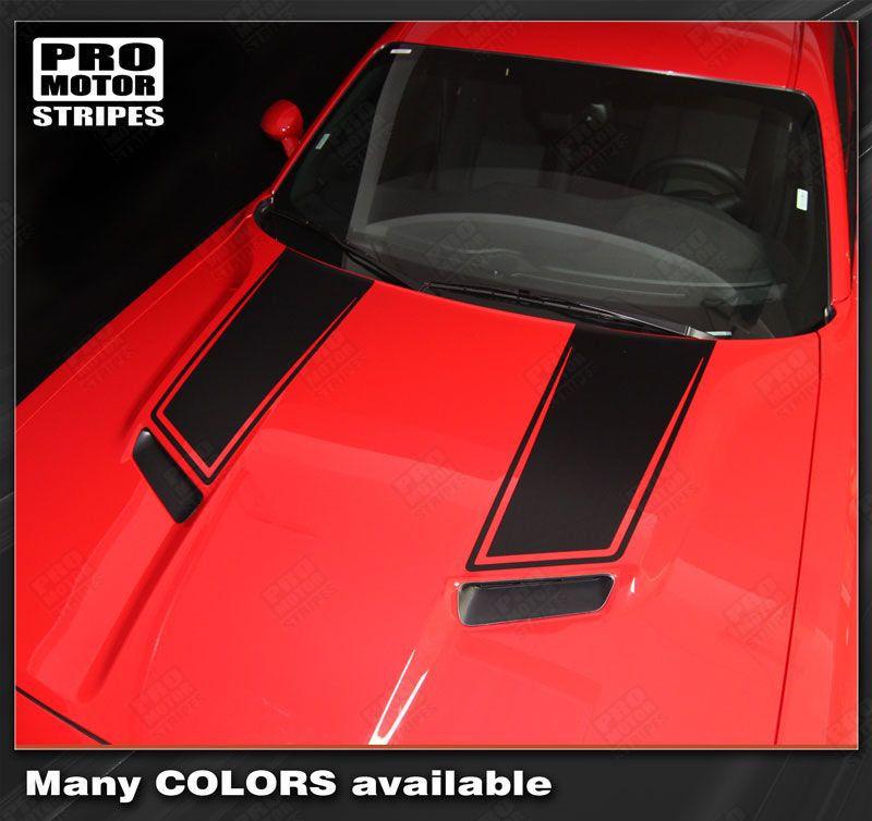 Dodge Challenger 2015-2023 Side Panel Hood Accent Stripes