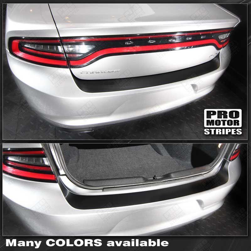 Dodge Charger 2011-2023 Rear Bumper Top Blackout Decal Stripe