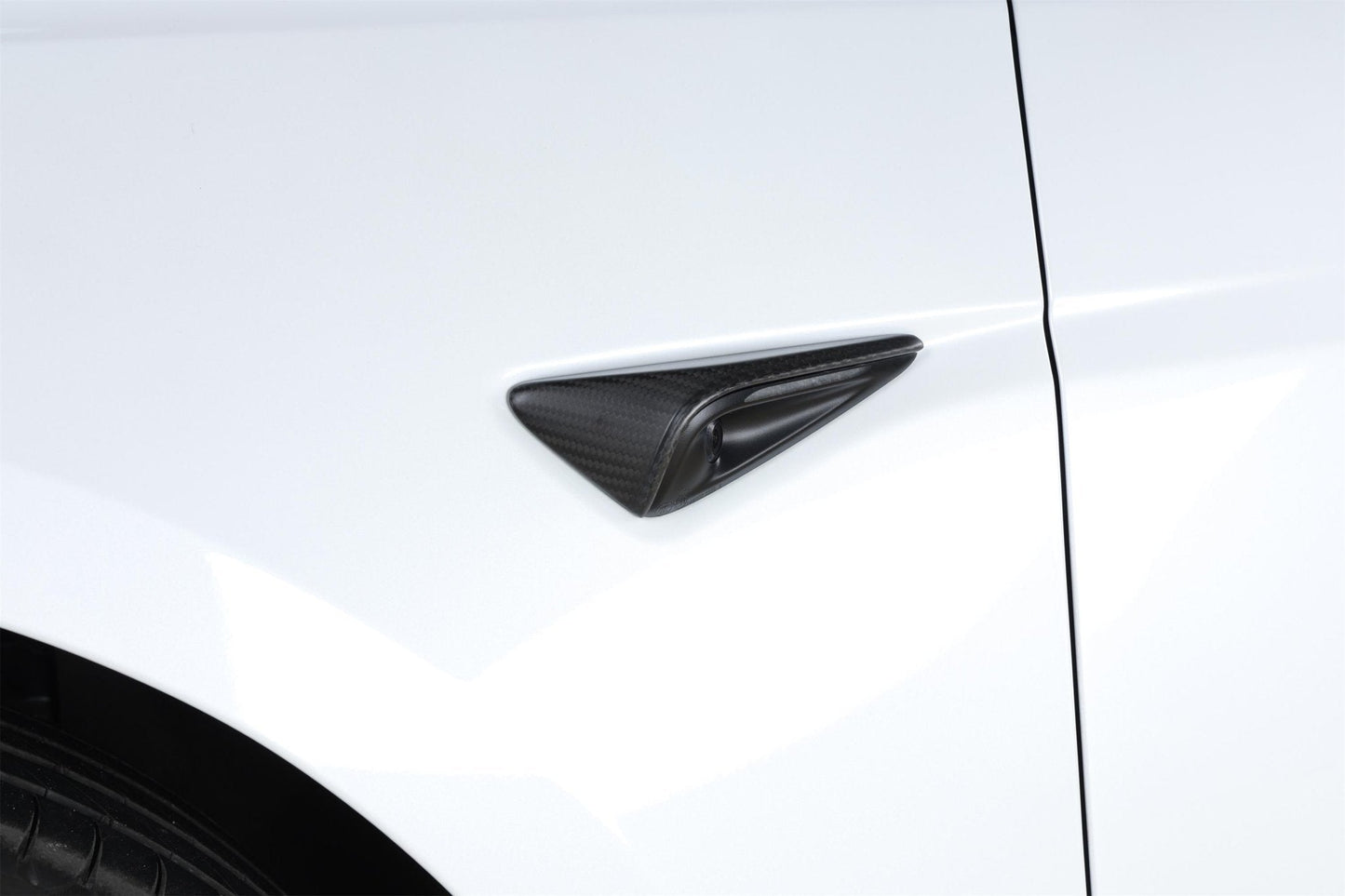 Dry Carbon Fiber All-Inclusive HW4.0 Version Camera Cover for Tesla Model 3 Highland (Matte)
